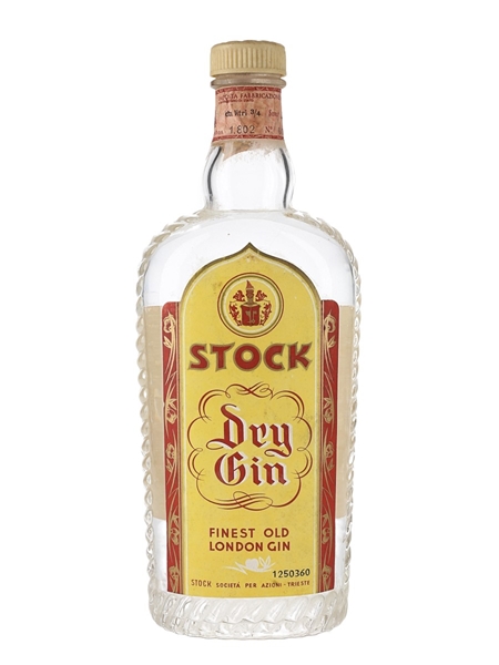 Stock Dry Gin Bottled 1950s 75cl / 45%