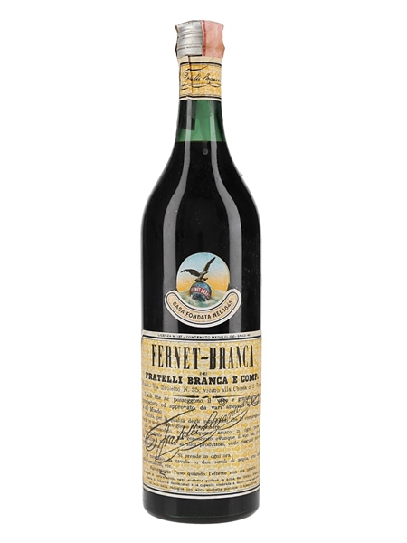 Fernet Branca Bottled 1960s-1970s 100cl / 45%