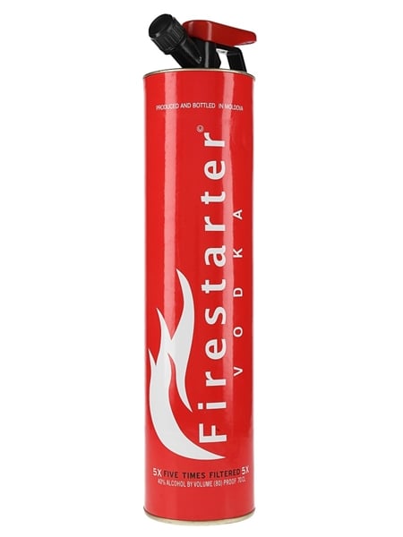 Firestarter Vodka Fire Extinguisher Presentation 70cl / 40%