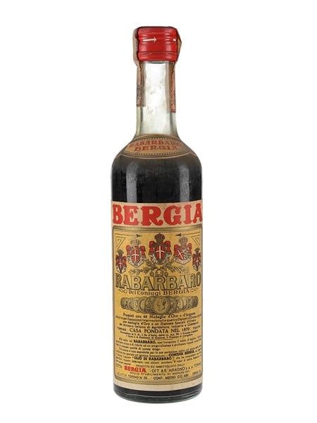 Bergia Rabarbaro Bottled 1960s 50cl / 18%