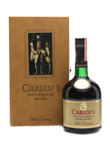 Pedro Domecq's Carlos I Solera Especial Brandy Bottled 1980s 75cl / 38.5%