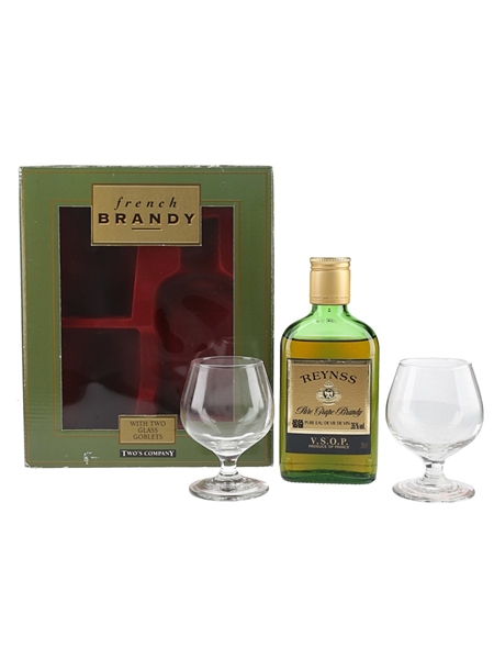 Reynss VSOP Pure Grape Brandy Gift Set Bottled 1990s 20cl / 36%