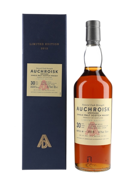 Auchroisk 1982 30 Year Old Special Releases 2012 70cl / 54.7%