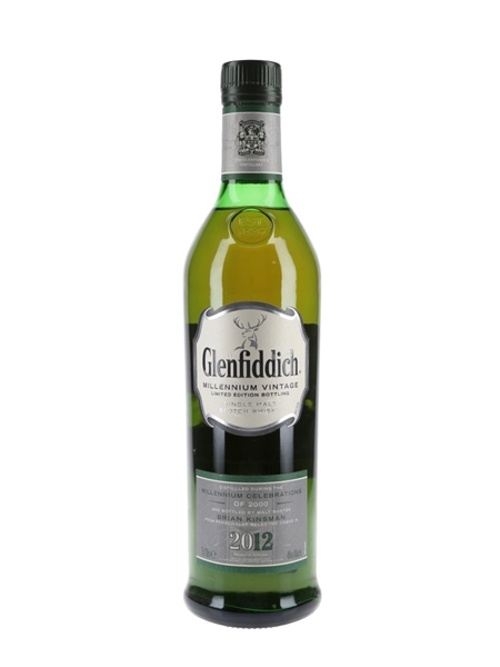 Glenfiddich Millennium Vintage 2012 Bottled 2012 - Misprinted Label 70cl / 40%