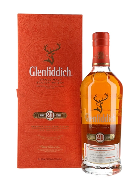 Glenfiddich 21 Year Old Reserva Rum Cask Finish 70cl / 43.2%