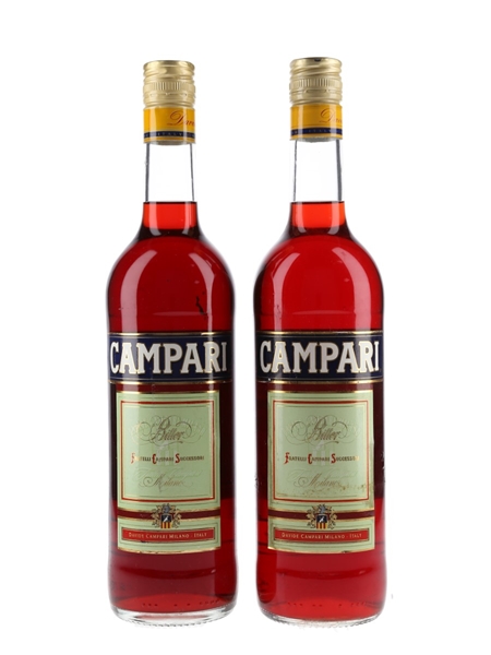 Campari Bitter Bottled 2000s 2 x 70cl / 25%