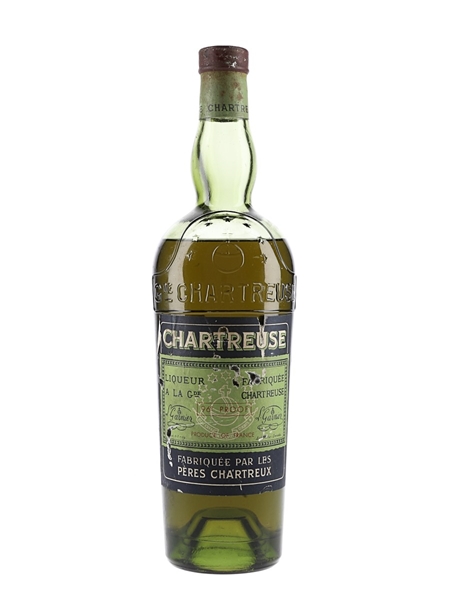 Chartreuse Green Bottled 1956-1964 75cl / 55%