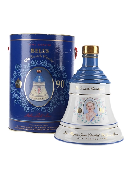 Bell's Ceramic Decanter The Queen Mother's 90th Birthday 75cl / 43%