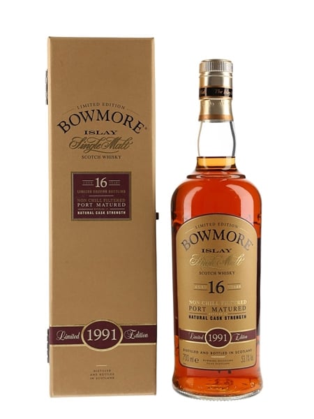 Bowmore 1991 16 Year Old Port Matured 70cl / 53.1%