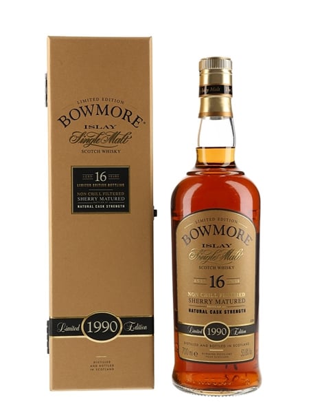 Bowmore 1990 16 Year Old Sherry Matured 70cl / 53.8%