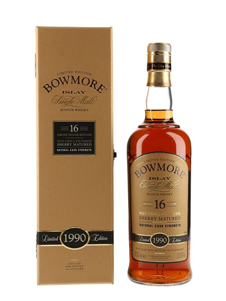 Bowmore 1990 16 Year Old Sherry Matured 70cl / 53.8%