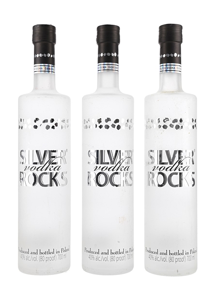 Silver Rocks Rye Vodka  3 x 70cl / 40%