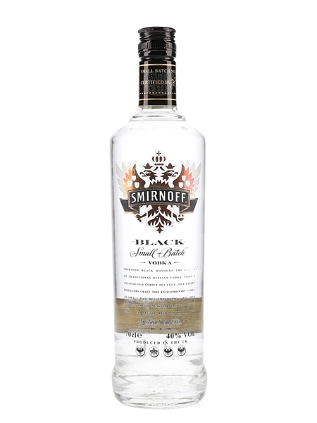 Smirnoff Black Vodka Batch 55 70cl / 40%