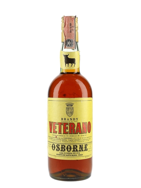 Osborne Veterano Brandy Bottled 1970s-1980s 70cl / 40%