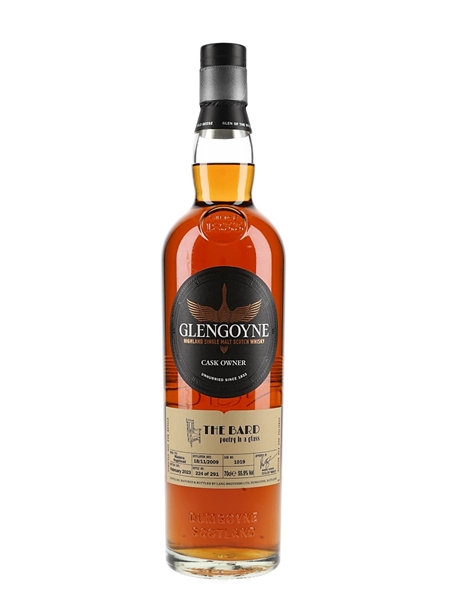 Glengoyne 2009 The Bard Cask Number 1019 Botted 2023 - Cask Owner - Private Cask Bottling 70cl / 55.9%