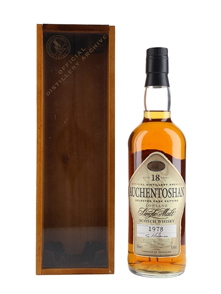 Auchentoshan 1978 18 Year Old Bottled 1997 - Official Distillery Archive 70cl / 58.8%