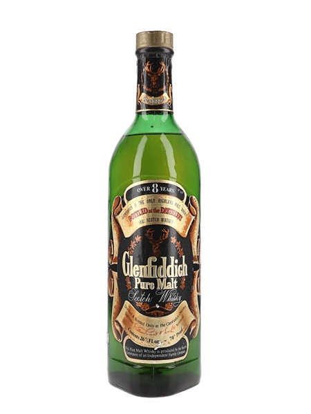 Glenfiddich 8 Year Old Pure Malt Bottled 1970s 75.7cl / 40%