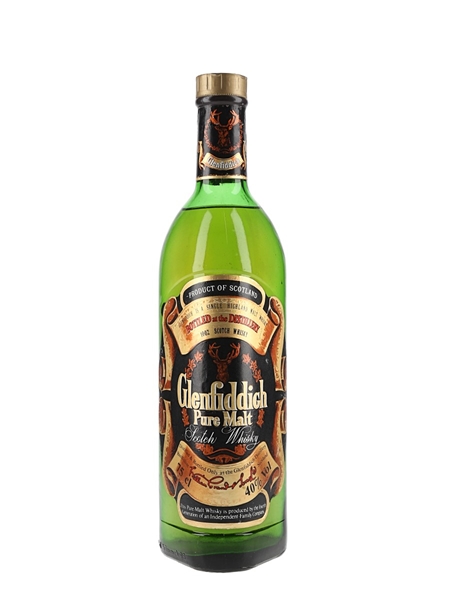 Glenfiddich Pure Malt Bottled 1980s 75cl / 40%