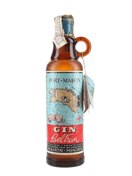 Port Mahon Gin Bottled 1960s-1970s 50cl