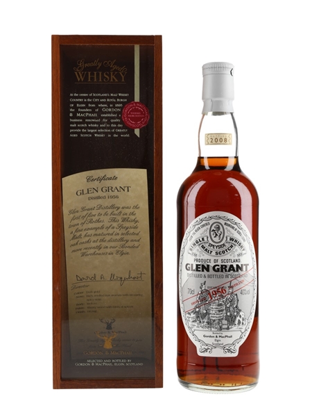 Glen Grant 1956 Bottled 2008 - Gordon & MacPhail 70cl / 40%