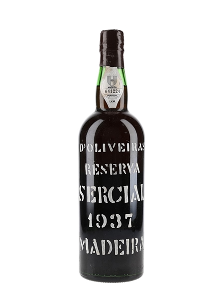 1937 D'Oliveiras Sercial Madeira Bottled 2003 75cl /18%