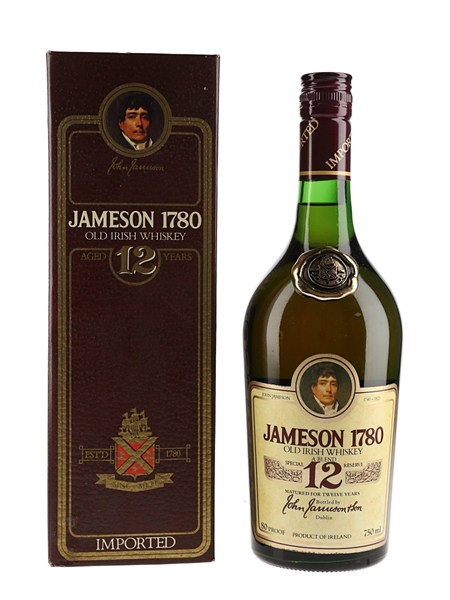 Jameson 1780 12 Year Old Bottled 1980s 75cl / 40%