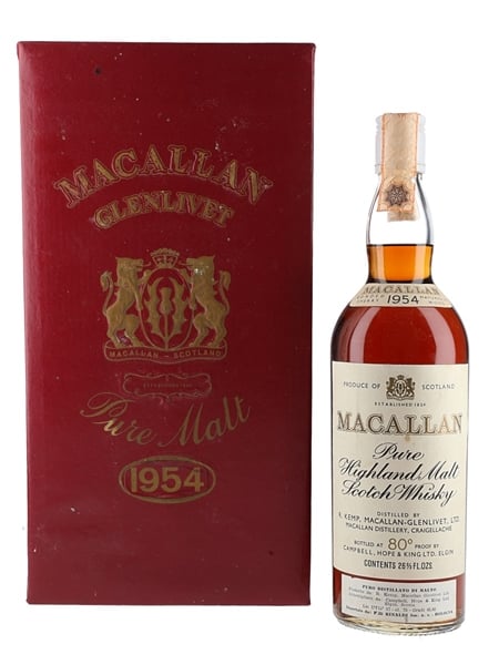 Macallan 1954 Campbell, Hope & King Bottled 1970s - Rinaldi 75cl / 45.85%