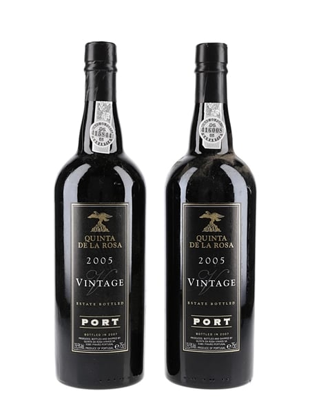 2005 Quinta De La Rosa Vintage Port Bottled 2007 2 x 75cl / 19.5%