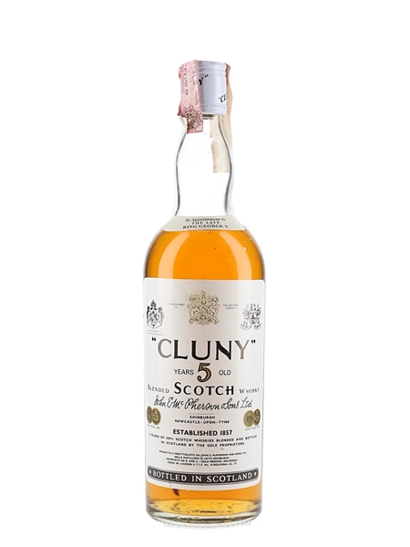 Cluny 5 Year Old Bottled 1970s - D & C 75cl / 40%