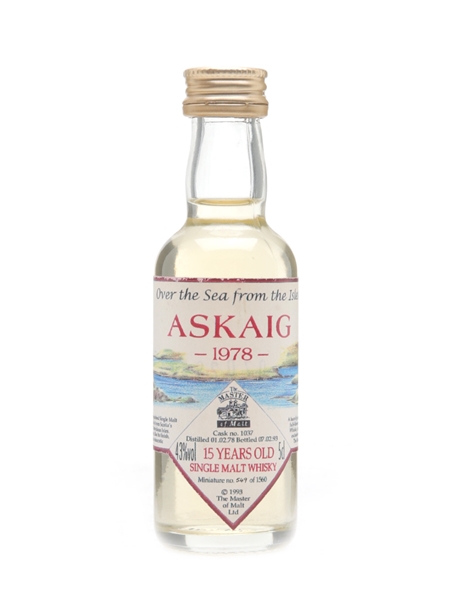 Askaig 1978 The Master of Malt 15 Year Old 5cl / 43%