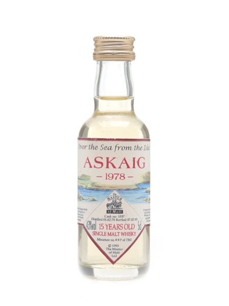 Askaig 1978 The Master of Malt 15 Year Old 5cl / 43%