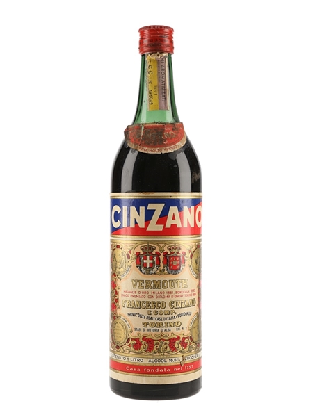 Cinzano Vermouth Rosso Bottled 1960s-1970s 100cl / 16.5%