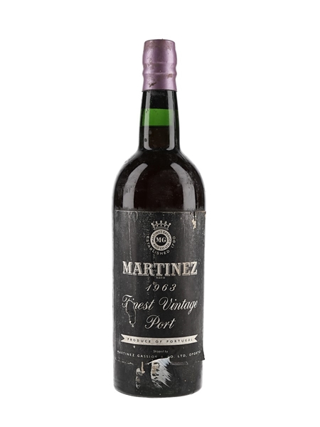 1963 Martinez Vintage Port John Harvey & Sons Ltd, Bristol 75cl