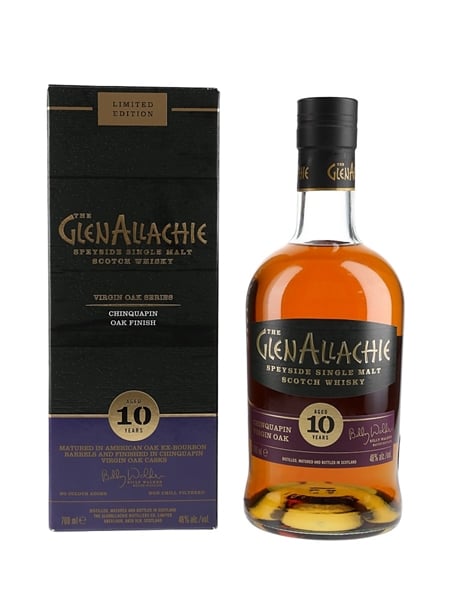 Glenallachie 10 Year Old Chinquapin Virgin Oak Bottled 2022 70cl / 48%