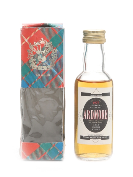 Ardmore 1977 Gordon & MacPhail Miniature - Fraser Tartan 5cl / 40%