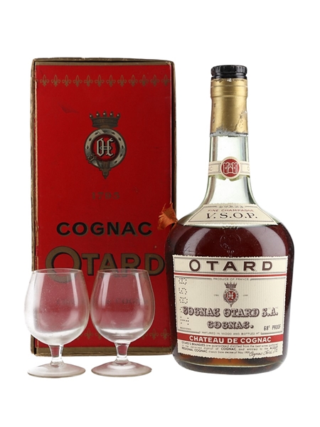 Otard Cognac VSOP Fine Champagne Cognac Bottled 1970s - Tasting Glass Set 70cl / 38.8%