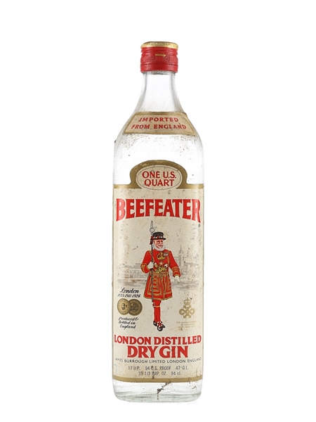 Beefeater Dry Gin Bottled 1970s-1980s 94cl / 47%