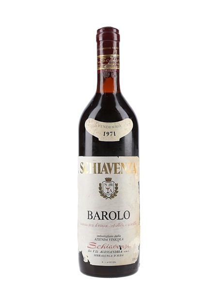 1971 Barolo Schiavenza Azienda Vinicola 75cl / 13%