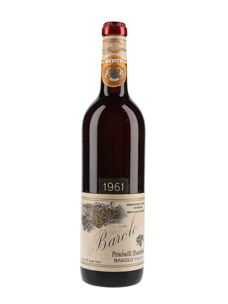 1961 Barolo Fratelli Barale 72cl / 13.5%