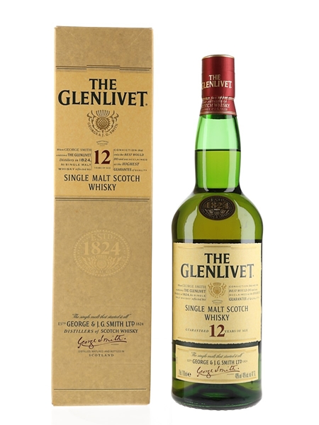 Glenlivet 12 Year Old Bottled 2000s 70cl / 40%