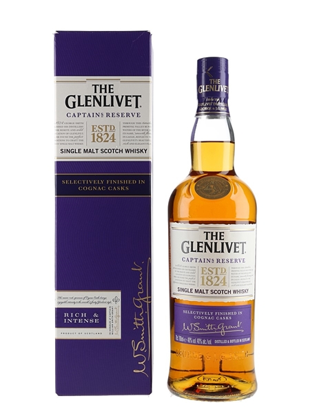 Glenlivet Captain's Reserve Bottled 2018 - Cognac Cask Finish 70cl / 40%