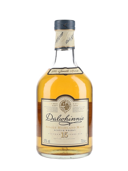 Dalwhinnie 15 Year Old Bottled 1990s 70cl / 43%