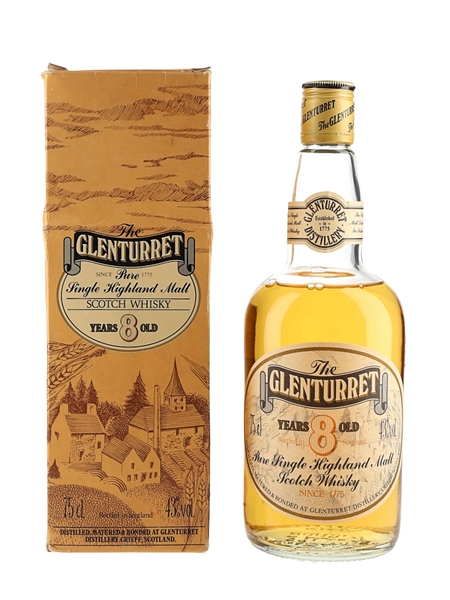 Glenturret 8 Year Old Bottled 1980s 75cl / 43%