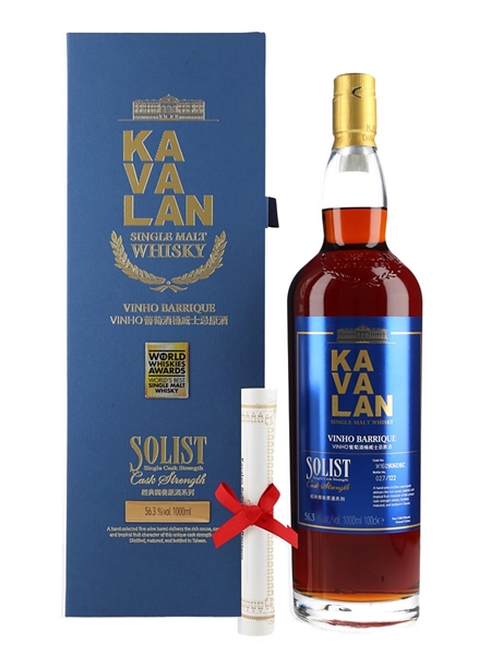 Kavalan Solist Vinho Barrique Cask Strength Distilled 2016 - Bottled 2023 100cl / 56.3%