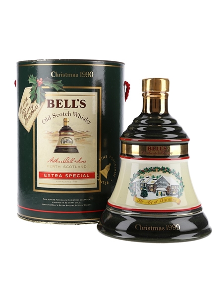 Bell's Christmas 1990 Ceramic Decanter The Art Of Distilling 75cl / 43%