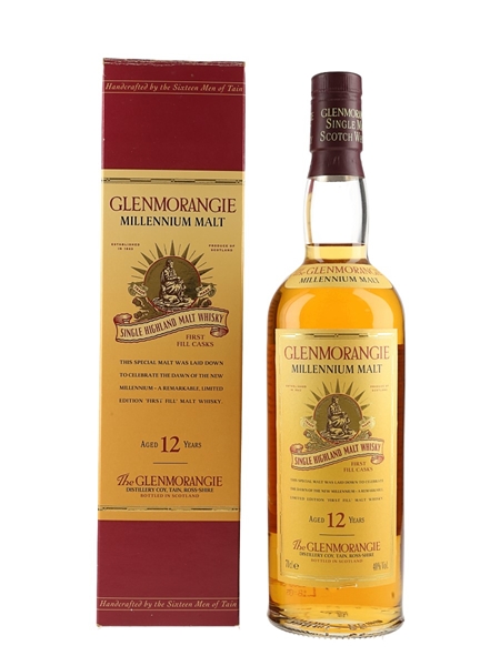 Glenmorangie 12 Year Old Millenium Malt Bottled 1990s 70cl / 40%