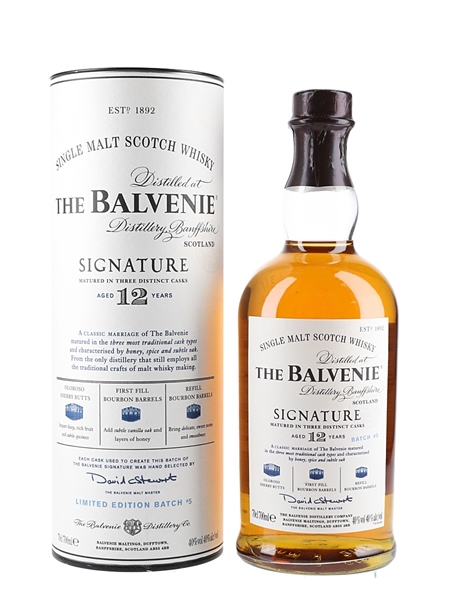 Balvenie 12 Year Old Signature Limited Edition Batch #5 70cl / 40%