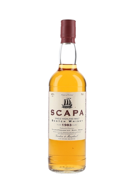 Scapa 1983 Bottled 1990s - Gordon & MacPhail 70cl / 40%