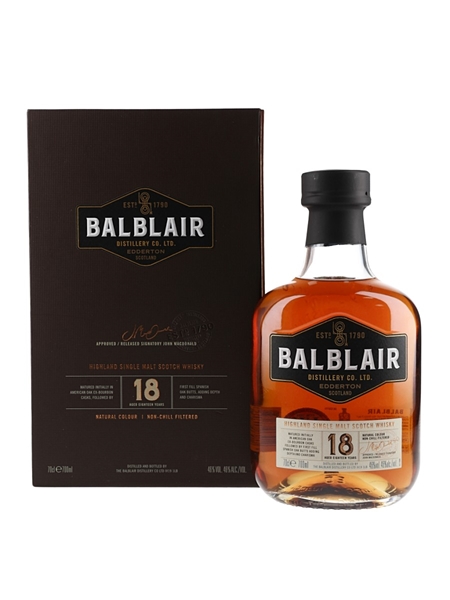 Balblair 18 Year Old Bottled 2021 70cl / 46%