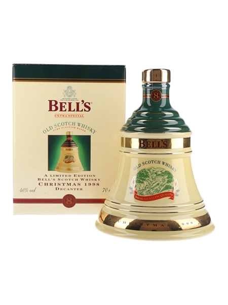 Bell's Christmas 1998 Ceramic Decanter Ingredients of Quality 70cl / 40%